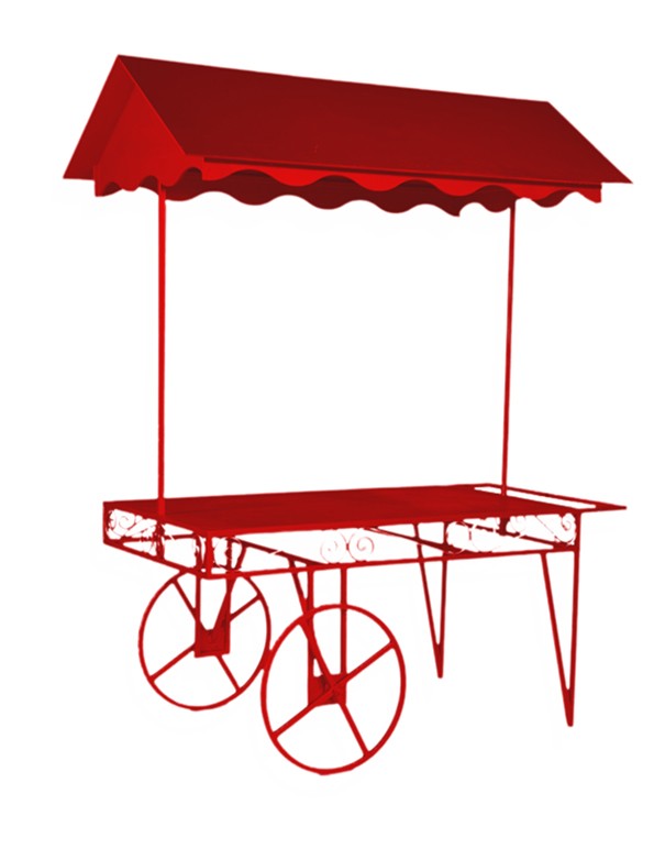 CARRETTO DESIGN MINIMAL - ROSSO