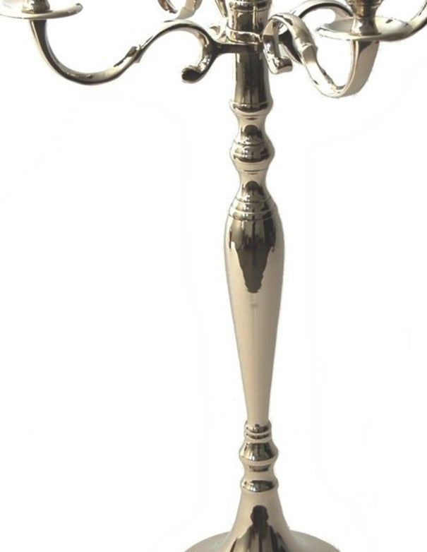 CANDELABRO MIMOSA ARGENTO - 5 BRACCIA
