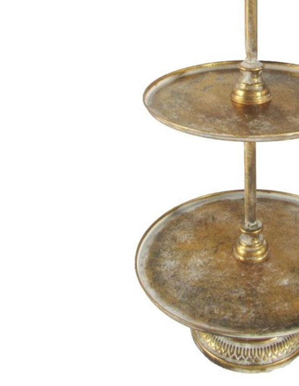 ALZATINA ORO ANTICATO TRE PIANI