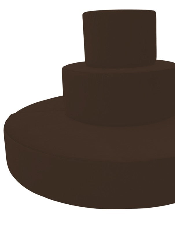 COPERTURA DIVANO TORTA VELLUTO MARRONE