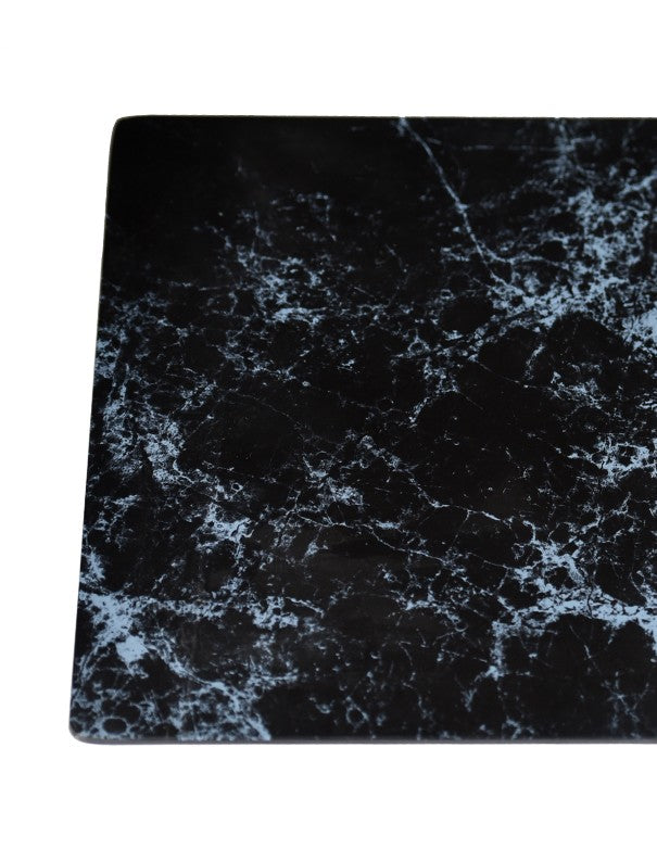VASSOIO PIANO EFFETTO MARMO NERO