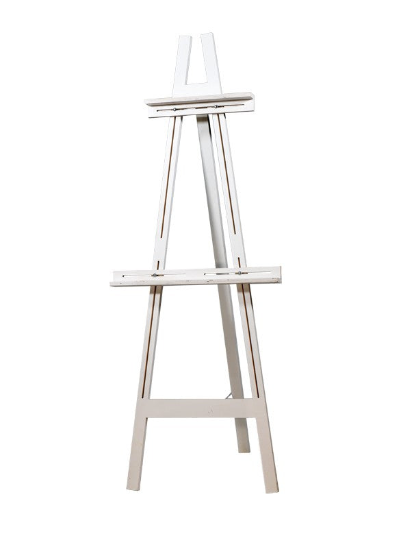 TREPPIEDI PER TABLEAU IN LEGNO BIANCO
