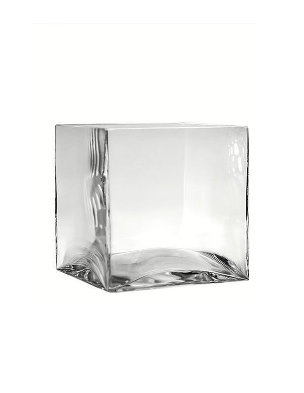 VASO QUADRATO VETRO