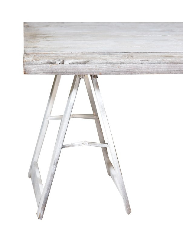 TAVOLO RUSTICO CON PIEDI PIEGHEVOLI SHABBY