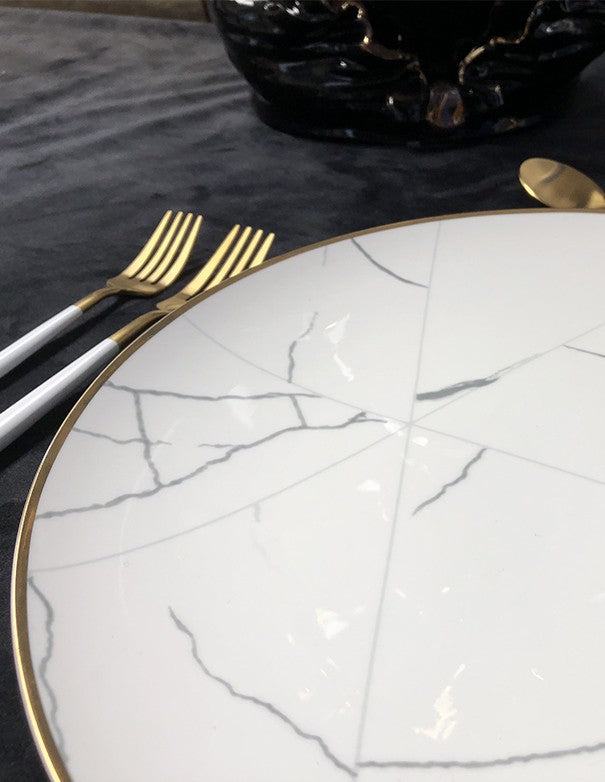 PIATTI LINEA WHITE MARBLE