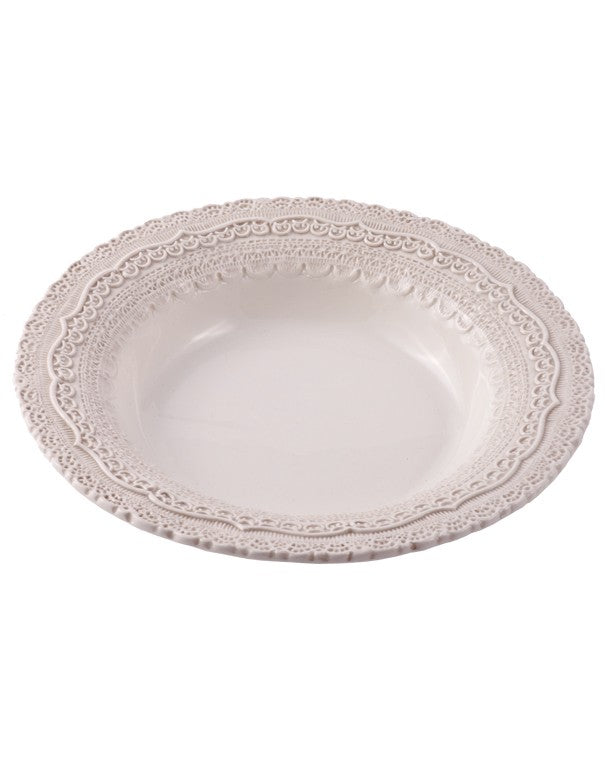 PIATTI LINEA ELEGANCE BIANCO CREMA