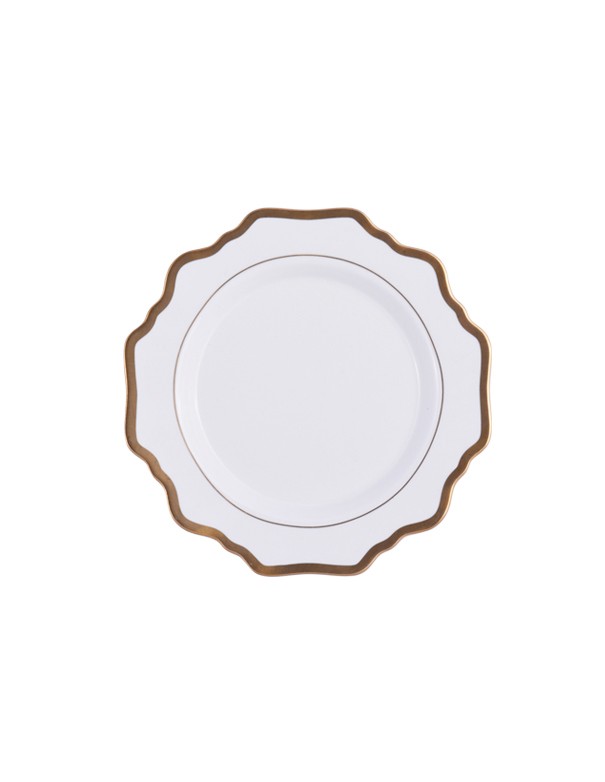 PIATTI LINEA FLOREAL BIANCO