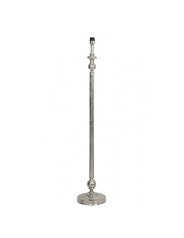 ASTA PER LAMPADA DA TERRA SILVER TONDO