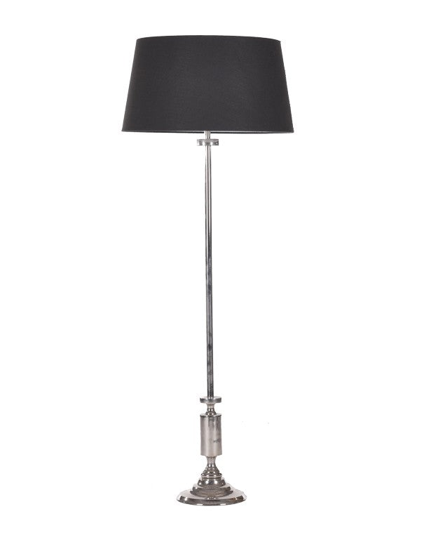 ASTA PER LAMPADA DA TERRA SILVER CILINDRO