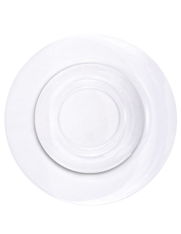 SOTTOPIATTO E PIATTINO PANE LINEA CRISTAL