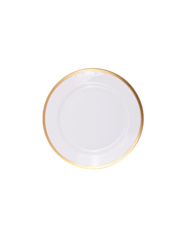 SOTTOPIATTO E PIATTINO PANE LINEA FILO ORO RONSENTHAL