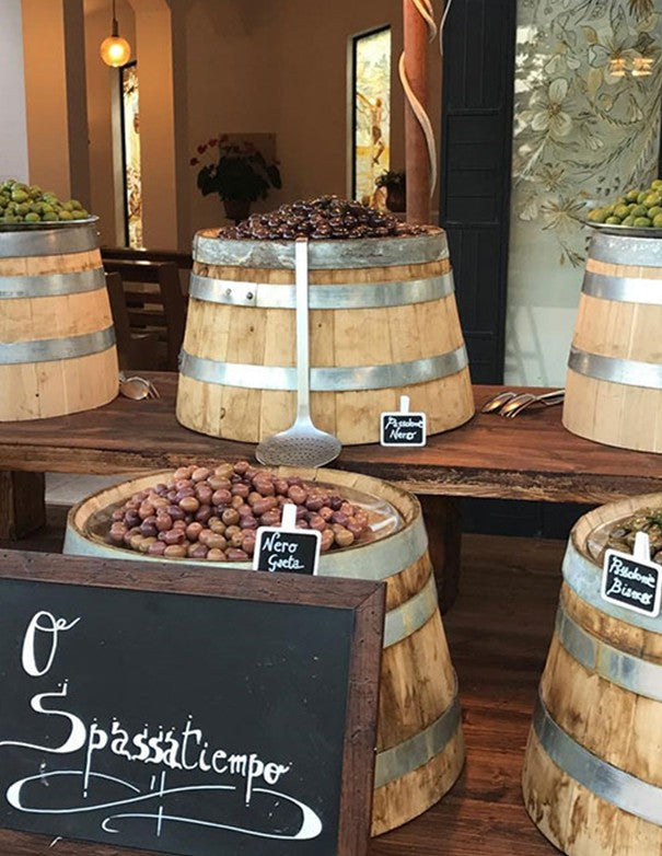 BANCHETTO CON TINE IN LEGNO