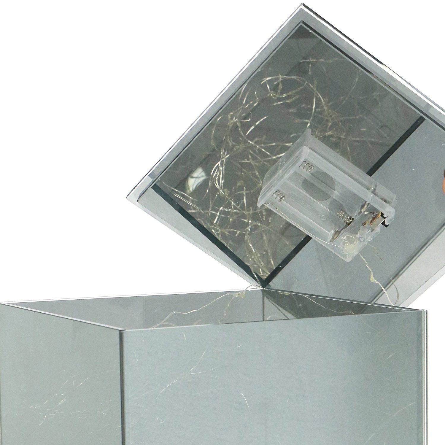 CUBO LUCCIOLE IN VETRO