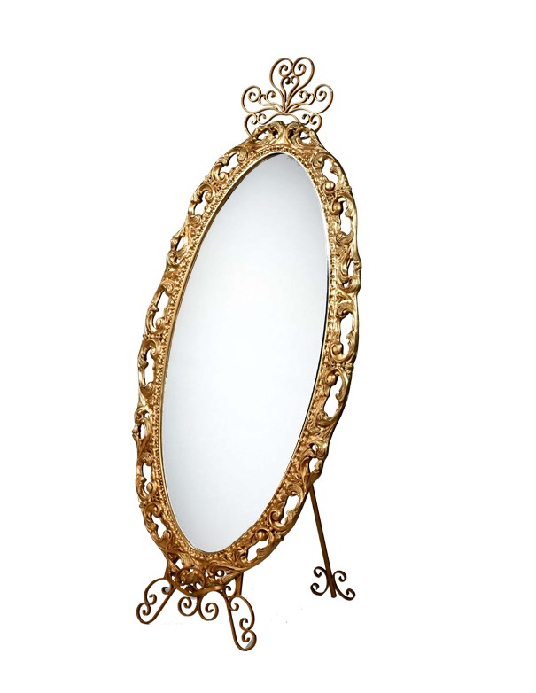 SPECCHIO FIGURA INTERA ORO