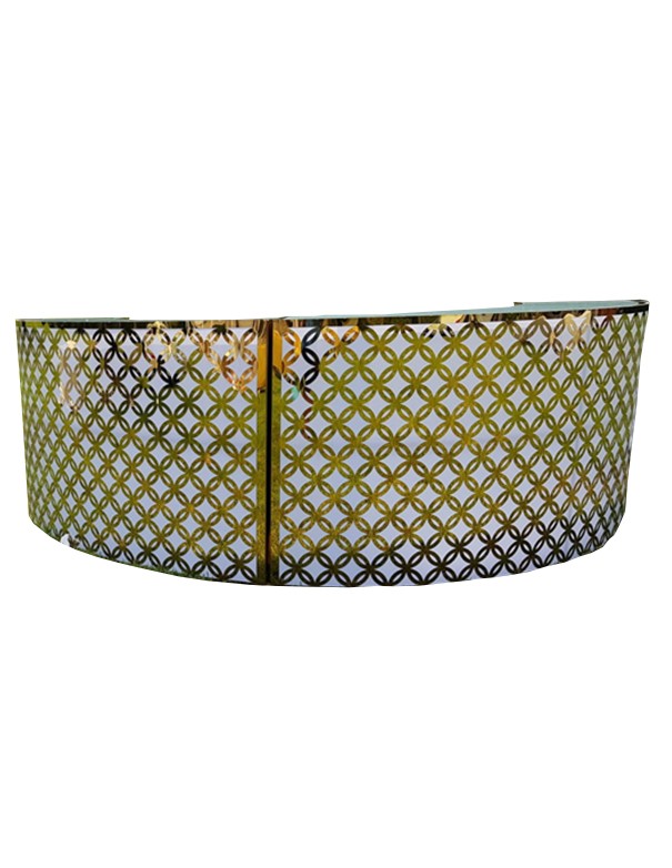 BANCONE BAR ORO CURVO