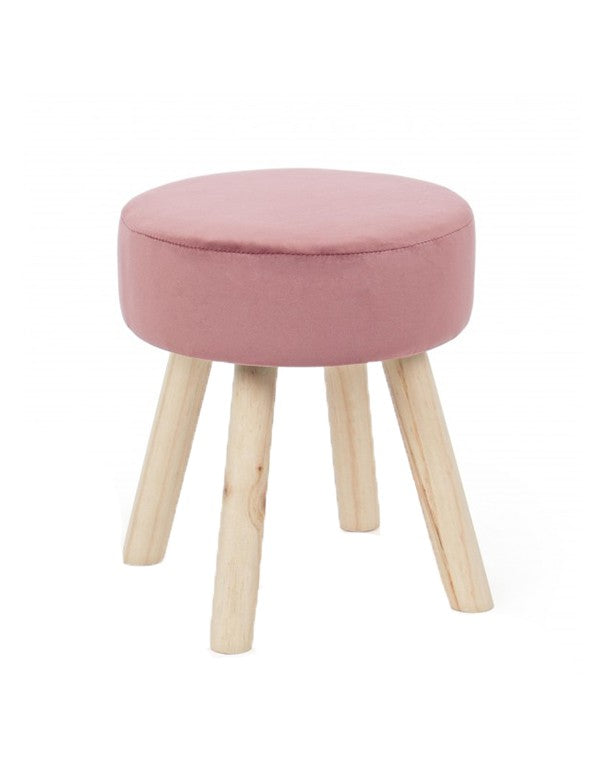 POUF ADELINE ROSA ANTICO