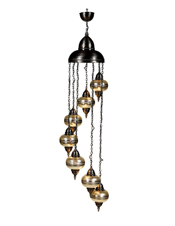 LAMPADARIO TURCO A 7 LUCI