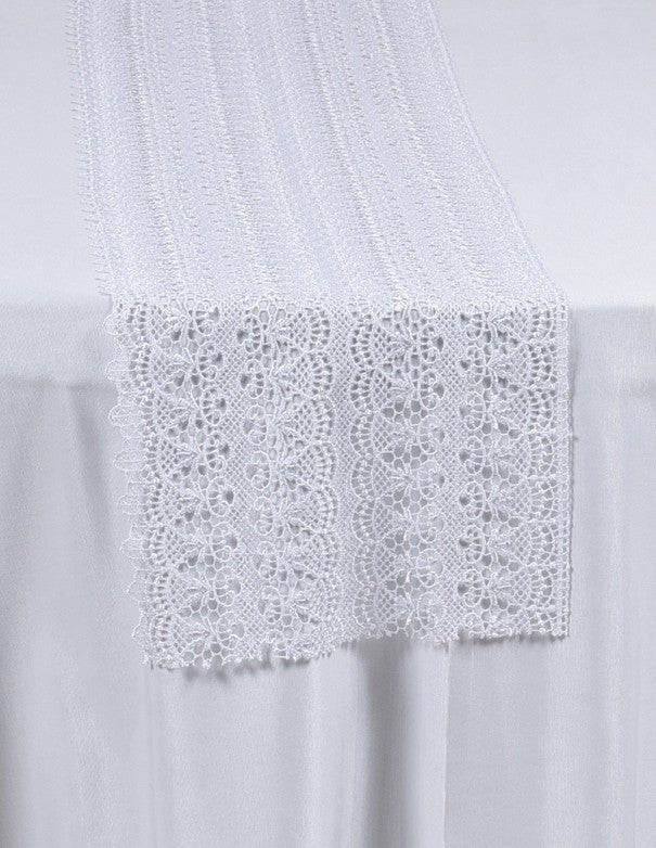 RUNNER MACRAME BIANCO