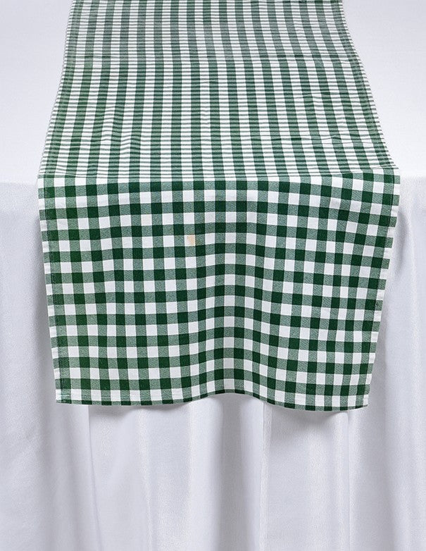 RUNNER COTONE SCACCHI VERDE/BIANCO