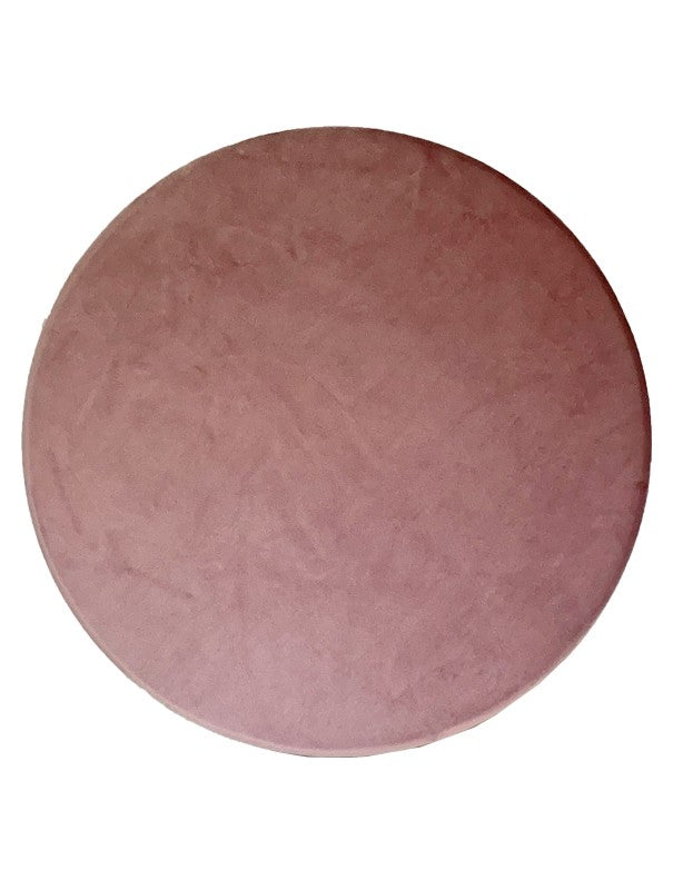 SOTTOPIATTO TONDO VELLUTO ROSA CIPRIA