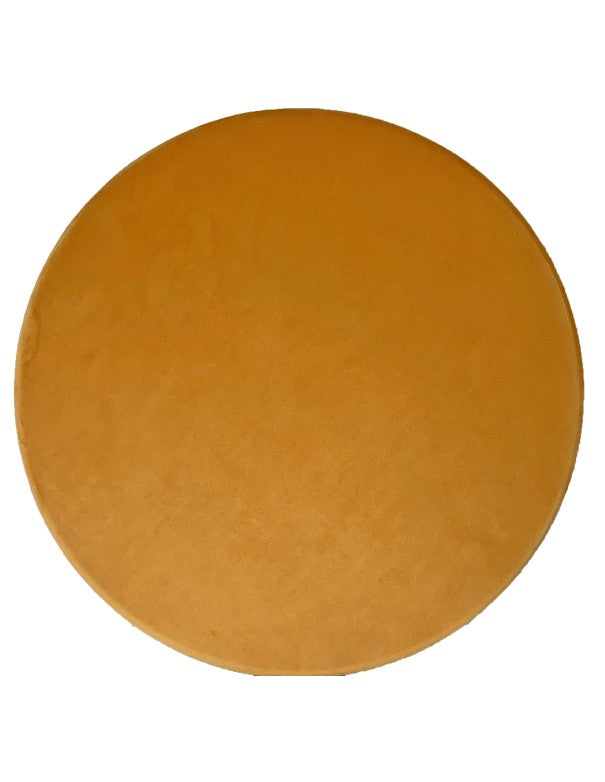 SOTTOPIATTO TONDO VELLUTO GIALLO