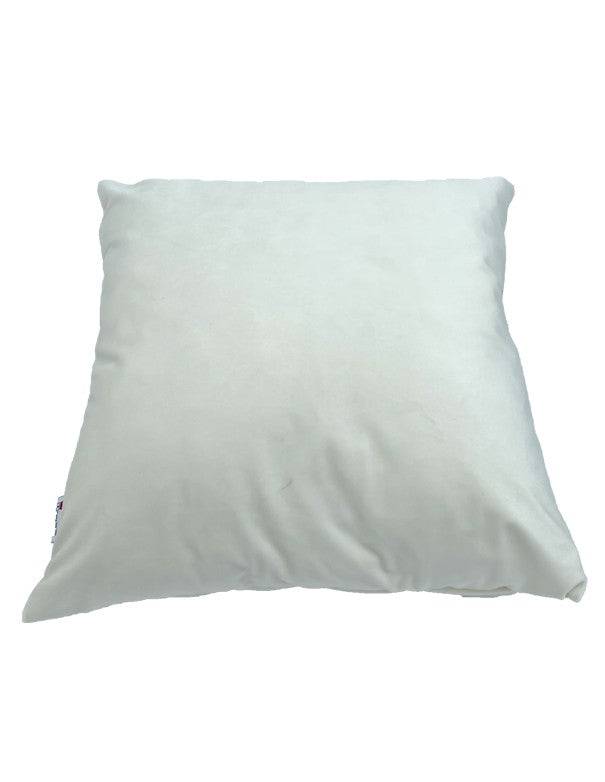 CUSCINO VELLUTO BIANCO ICE