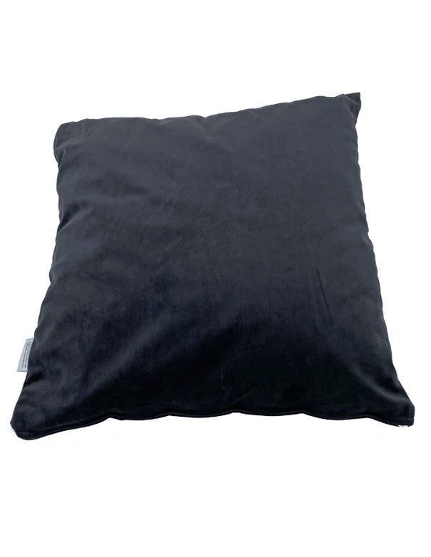 CUSCINO VELLUTO NERO