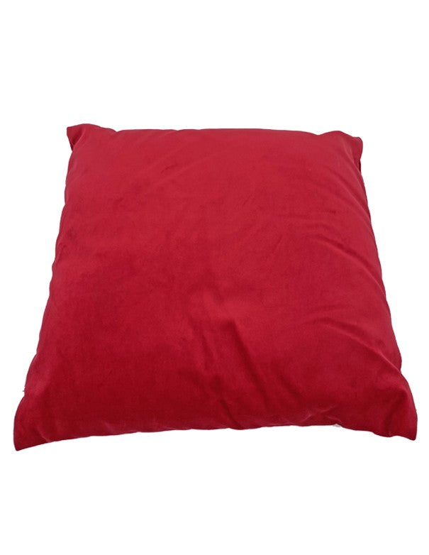 CUSCINO VELLUTO ROSSO