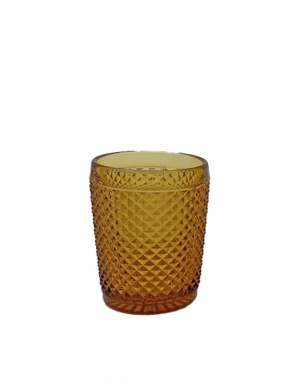 BICCHIERE LINEA PRISMA AMBRA