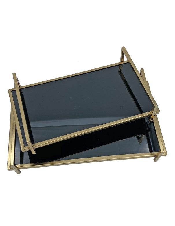 VASSOIO LINEAR BLACK RETTANGOLARE