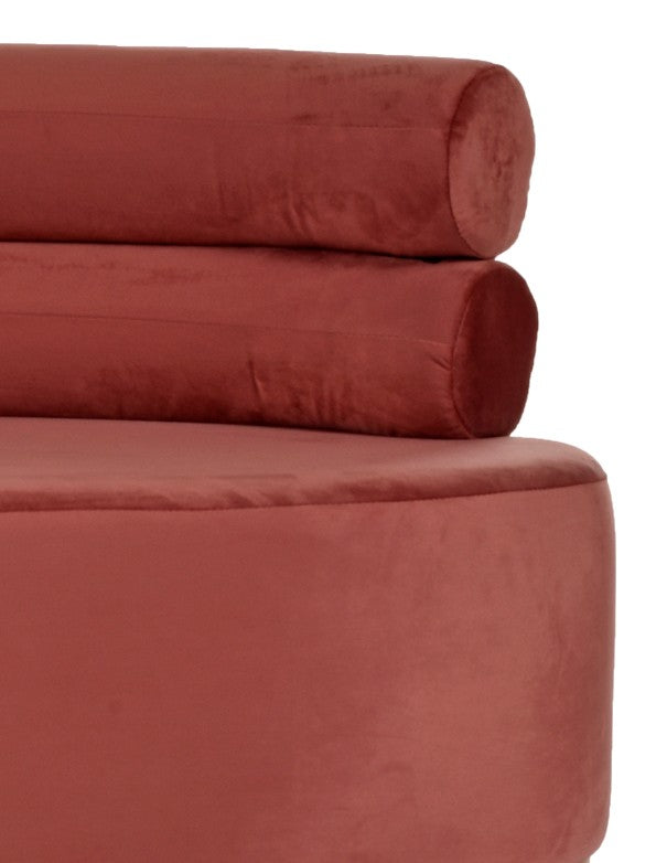 PANCA VELVET ROSA ANTICO