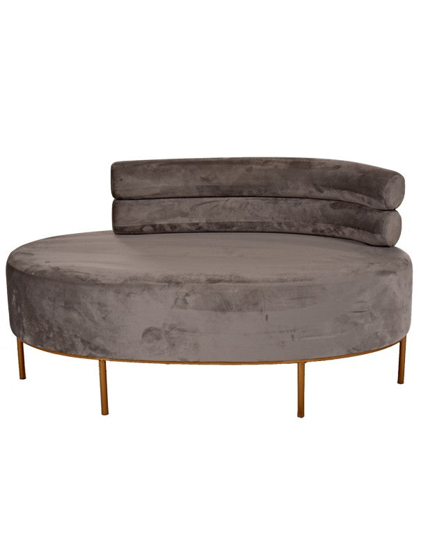 PANCA VELVET GRIGIA