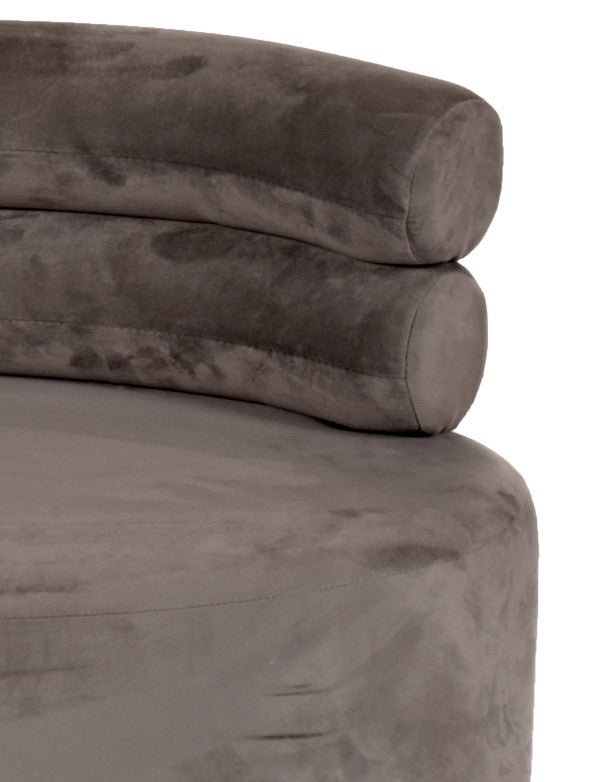 PANCA VELVET GRIGIA