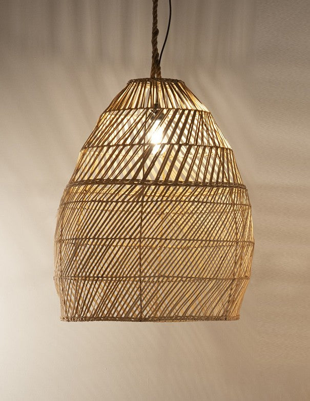 LAMPADARIO MIRISSA RATTAN NATURALE