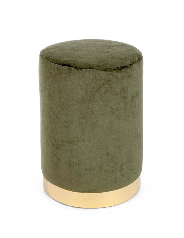 POUF ELIZABETH TONDO VERDE FORESTA