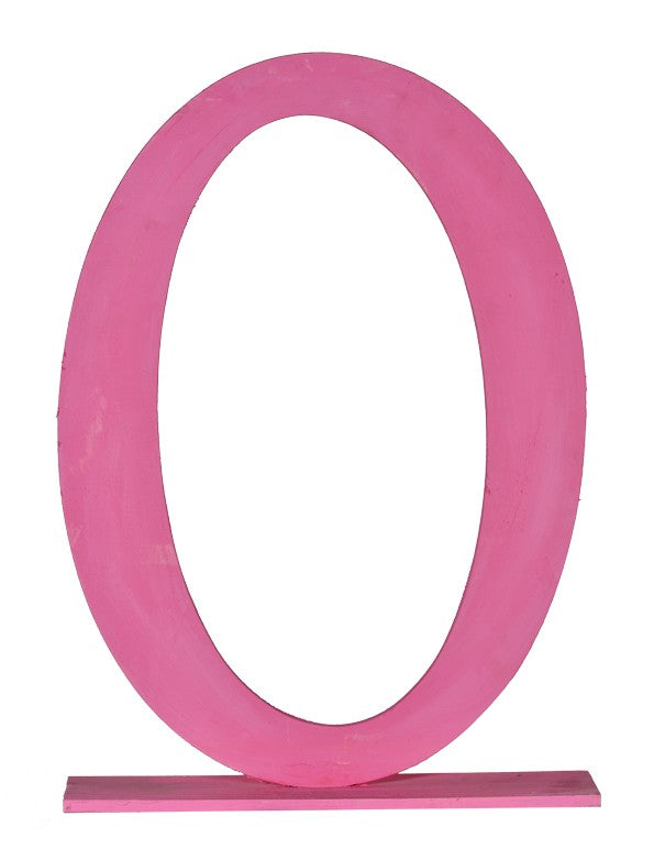 LETTERE LEGNO ROSA "COACHELLA"
