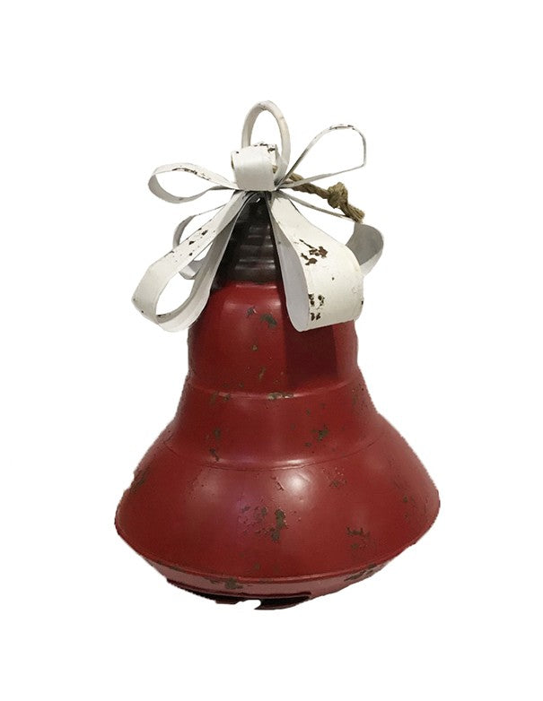 CAMPANA NATALIZIA IN METALLO ROSSA