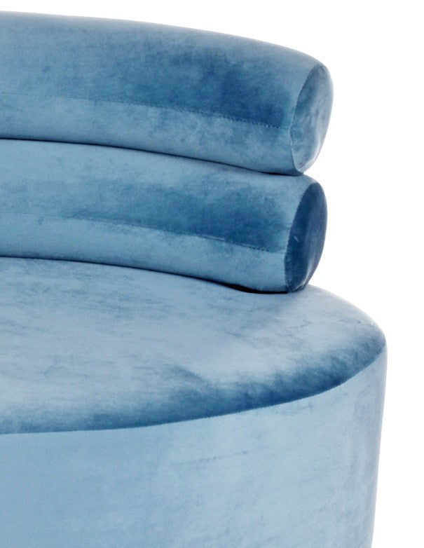 PANCA VELVET CELESTE