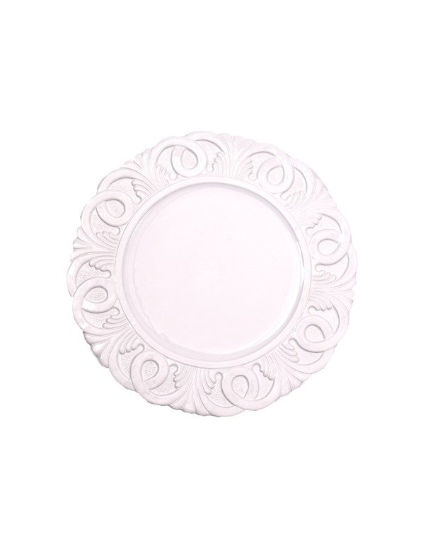 PIATTI LINEA MONOPOLI BIANCO SMALTATO