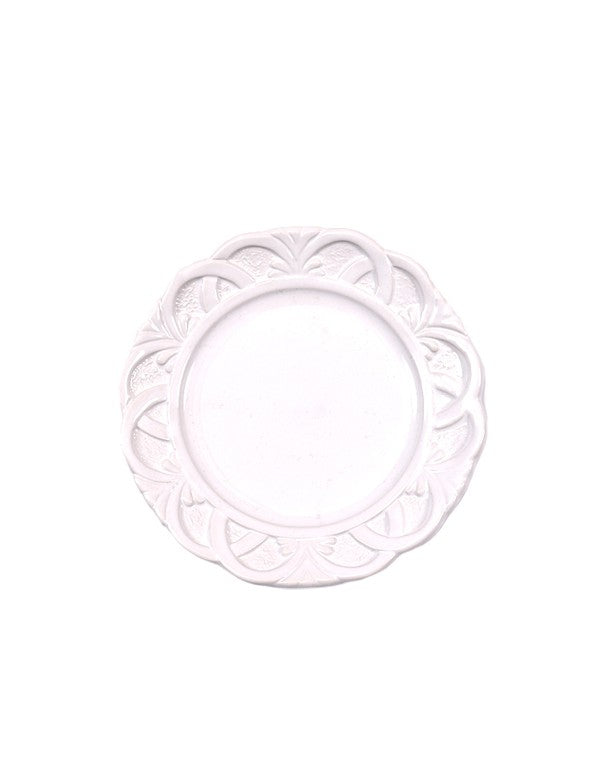 PIATTI LINEA MONOPOLI BIANCO SMALTATO