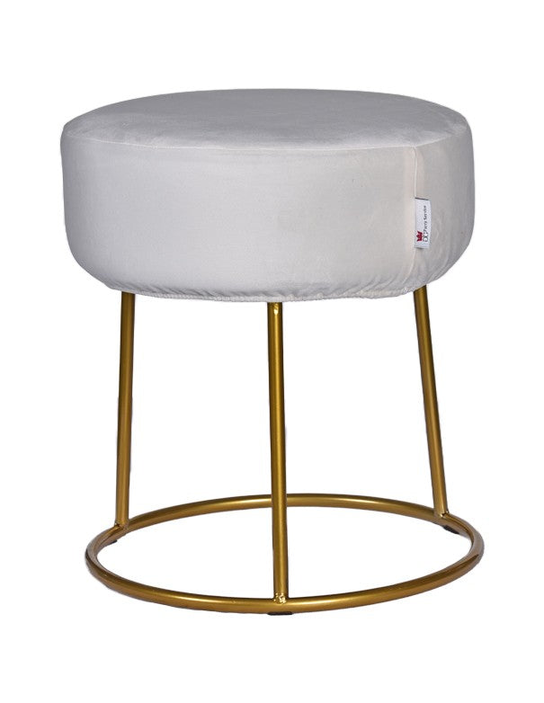 POUF CLARISSA BIANCO ICE