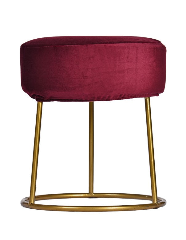 POUF CLARISSA BORDEAUX