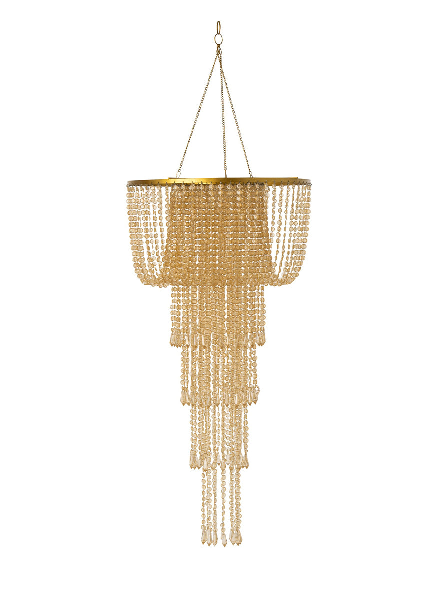 LAMPADARIO PERLA ORO