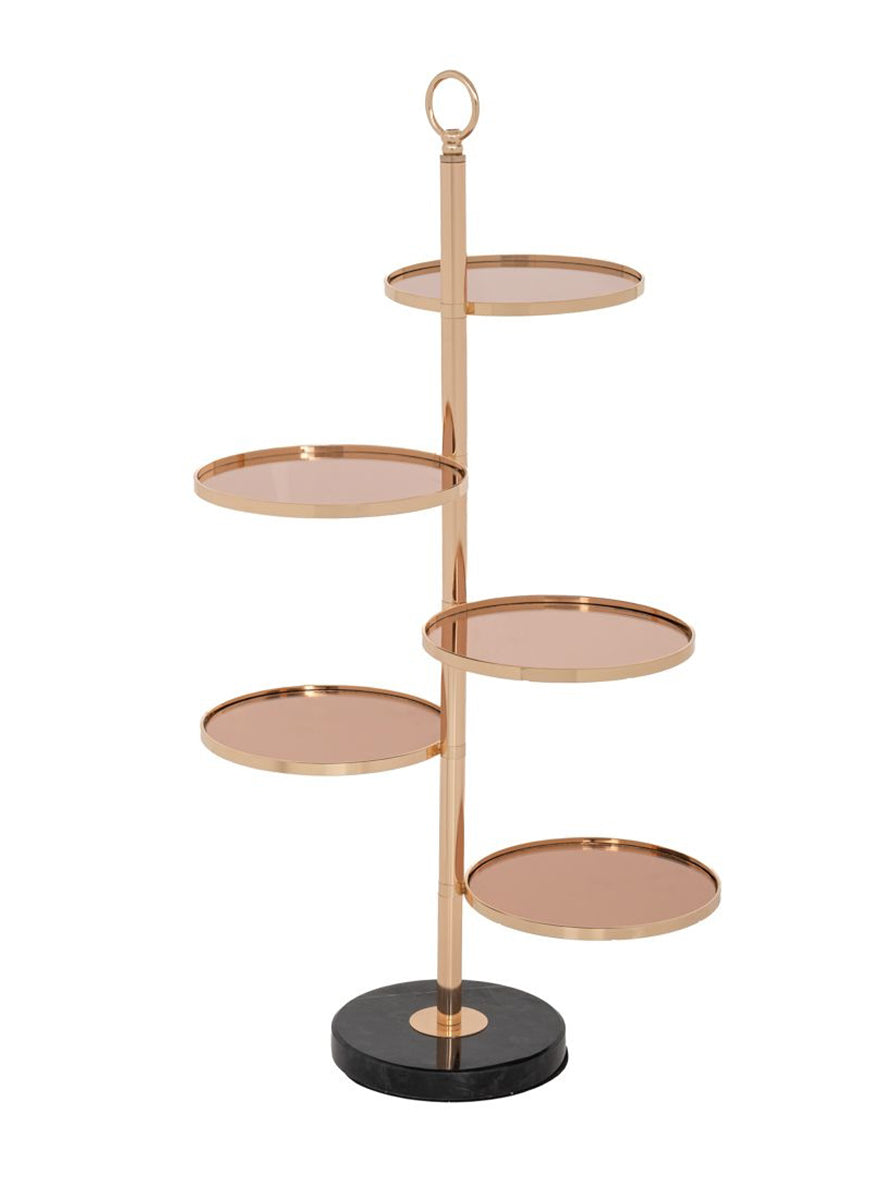 ALZATINA LUXURY ORO - 5 PIANI