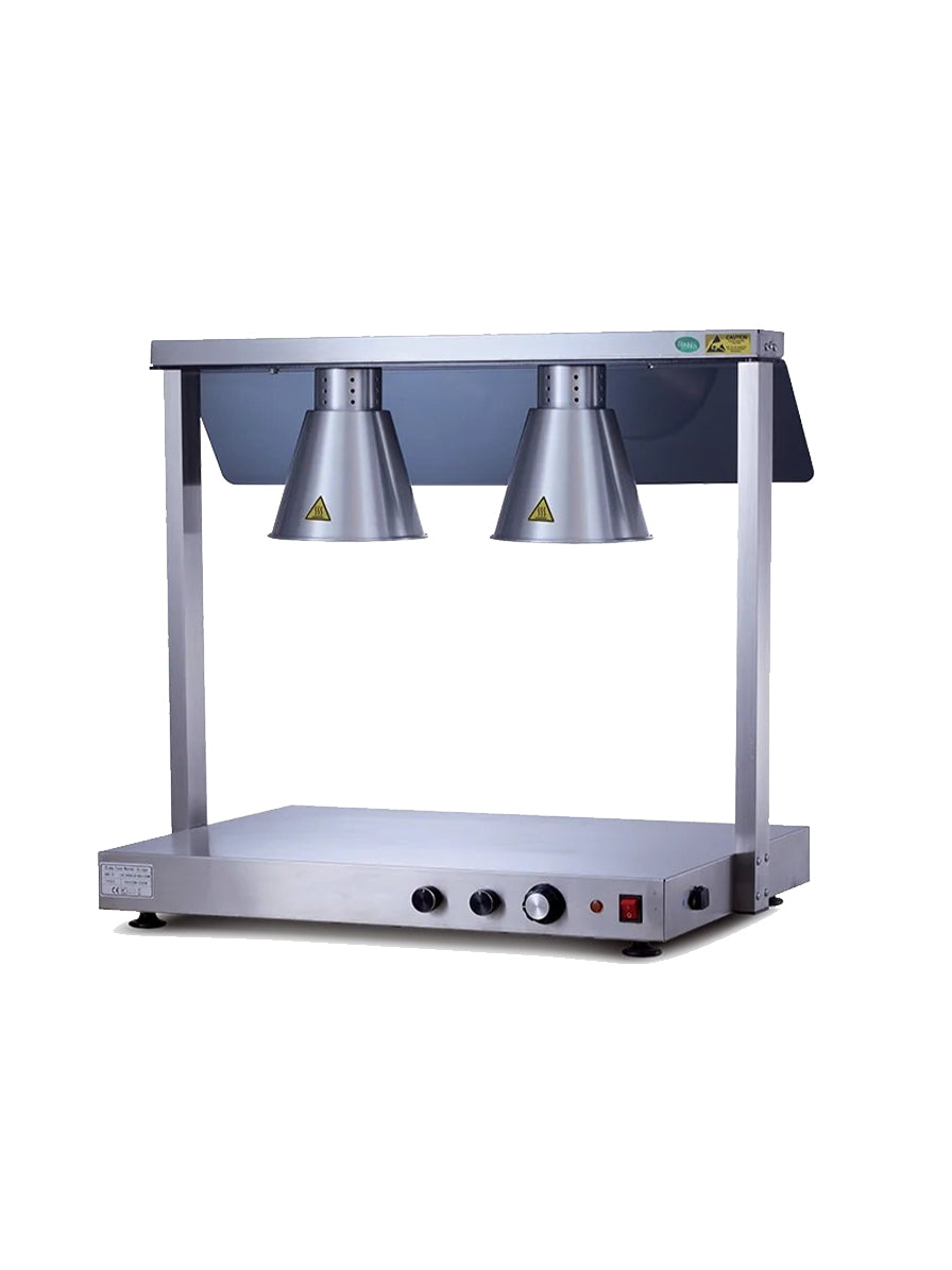 SCALDA BUFFET 2 LAMPADE CON PIANO RISCALDATO
