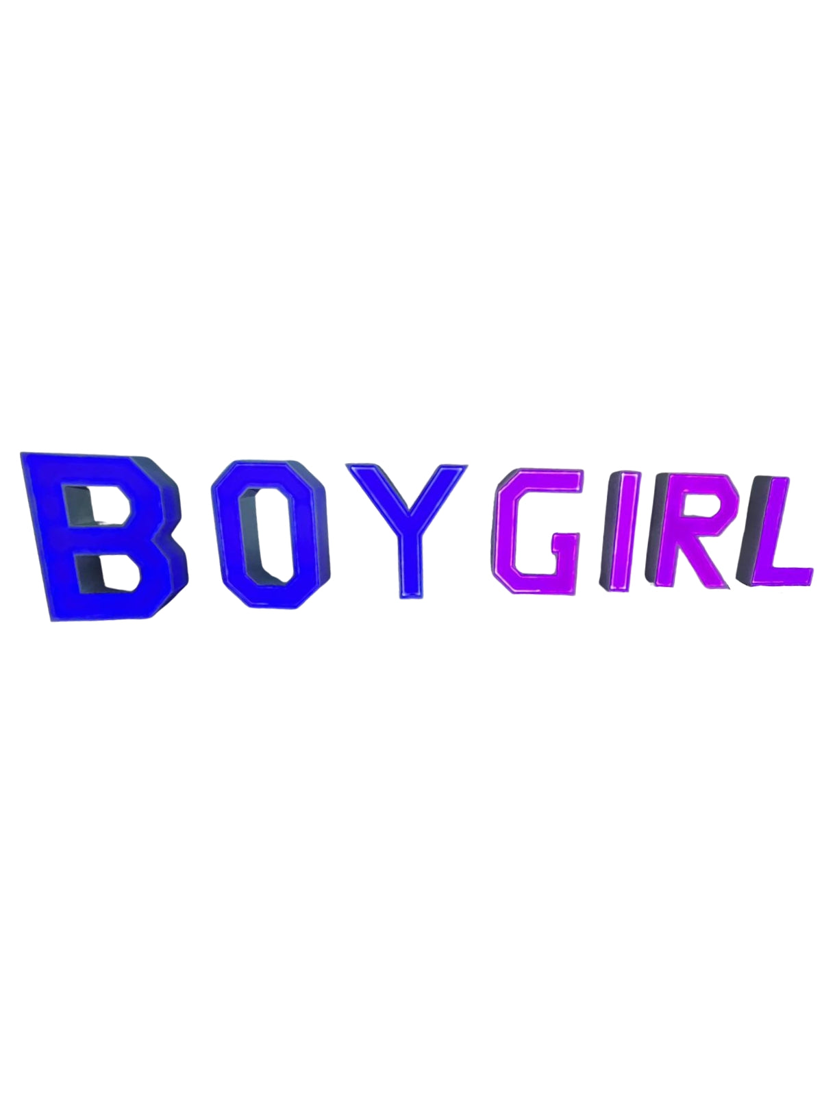 LETTERE "BOY GIRL" LED
