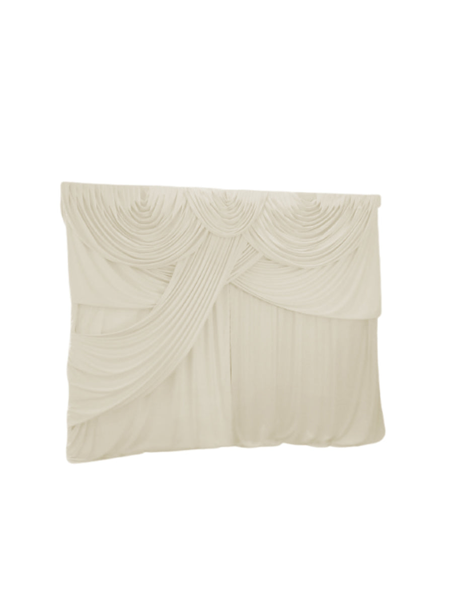 TENDA PLISSETTATA PER PHOTO BOOTH BIANCO ICE