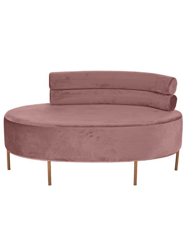 PANCA VELVET ROSA ANTICO
