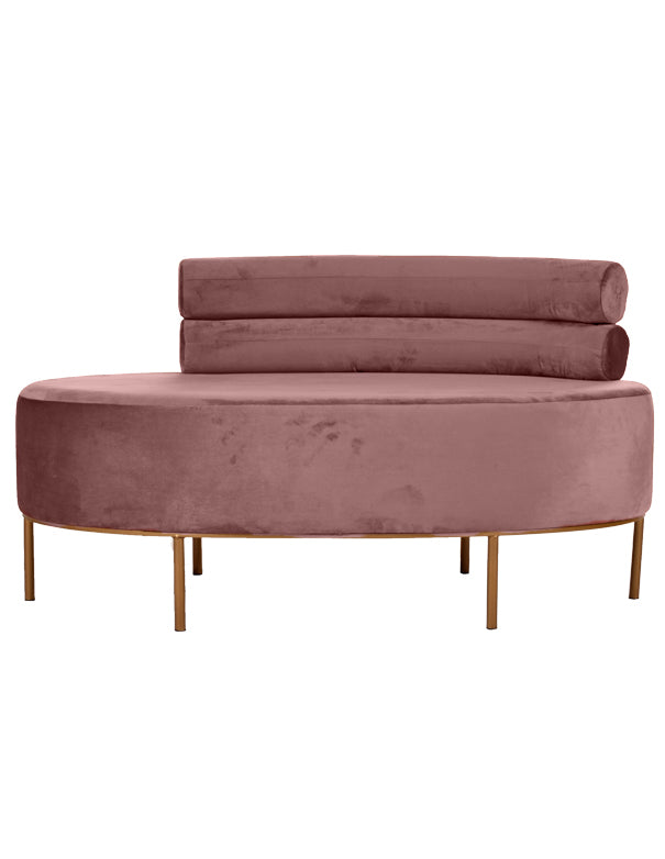 PANCA VELVET ROSA ANTICO