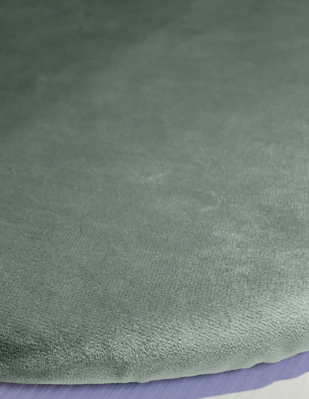 SOTTOPIATTO TONDO VELLUTO VERDE LADUREE